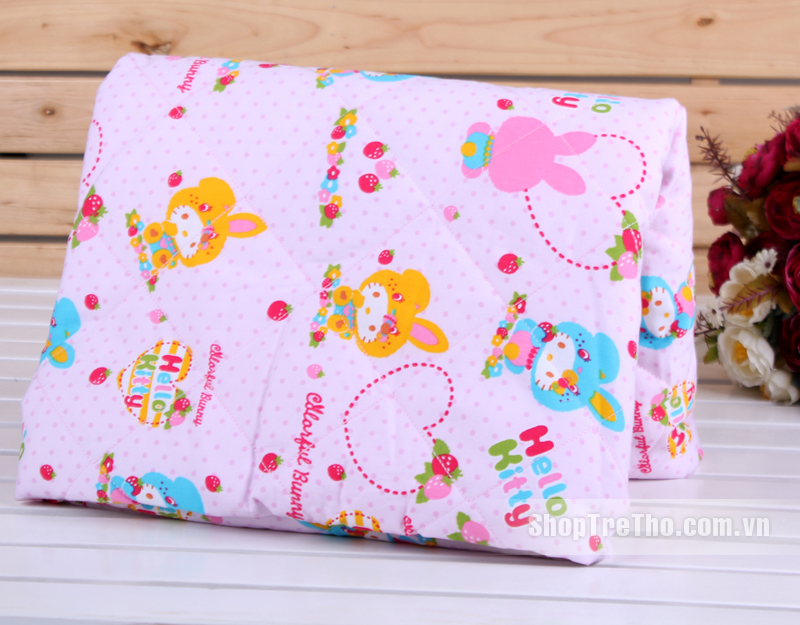 Chăn bế trẻ em Sông Hồng hình mèo Hello Kitty B13-005