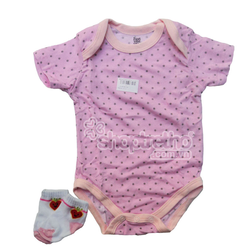 Bộ body cộc tay L1 cho bé sơ sinh 