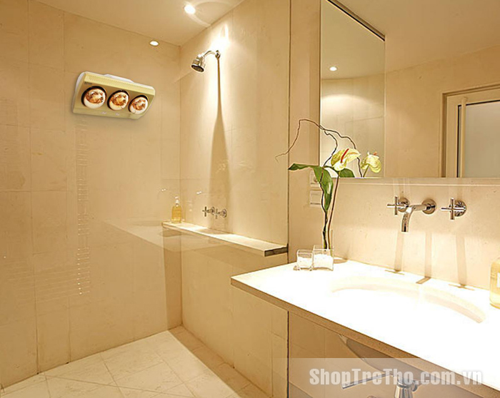 Đèn sưởi nhà tắm Hans 3 bóng