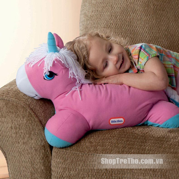 Chòi chân thú bông ngựa 1 sừng Pillow Racers Unicorn LT-627385M