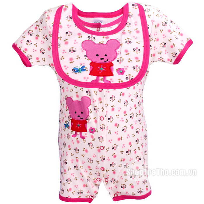Bộ body liền và yếm Carter's cộc cho bé nhiều màu