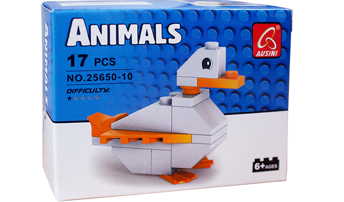 Đồ chơi lắp ráp hình Vịt con Ausini No.25650-10 (17pcs)