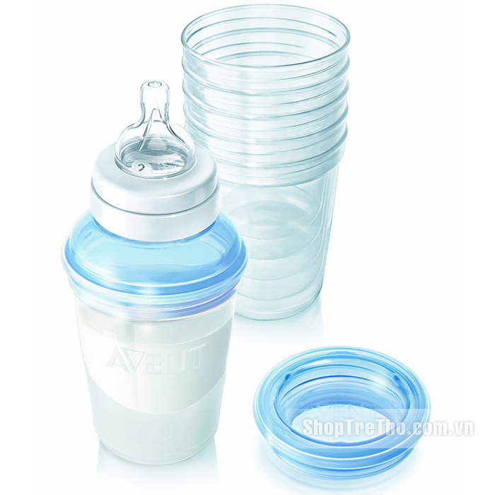 Cốc trữ sữa VIA Philips Avent SCF612/10 180ml, 10 ly