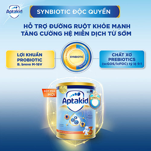 Sữa Aptakid New Zealand số 3 900g