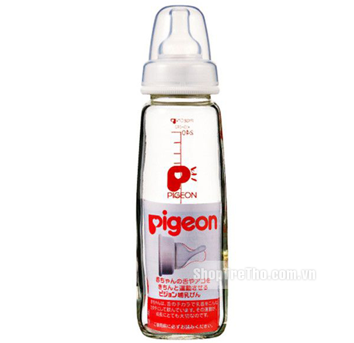Bình sữa Pigeon 200ml an toàn cho bé