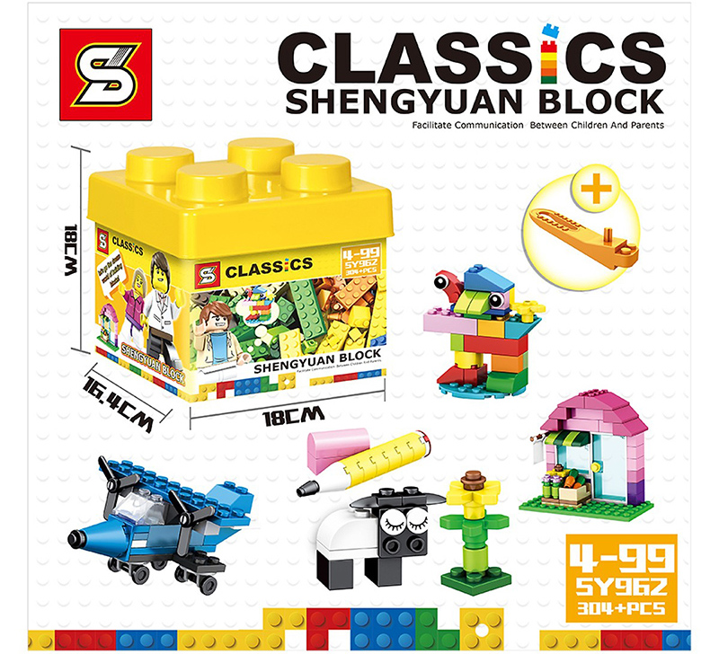 Bộ lắp ghép cơ bản 304 mảnh Ausini SY962