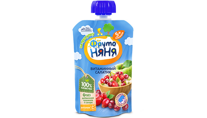 Trai cay nghien vi tao, qua tam xuan va nam viet quat Fruto Nyanya (90g)