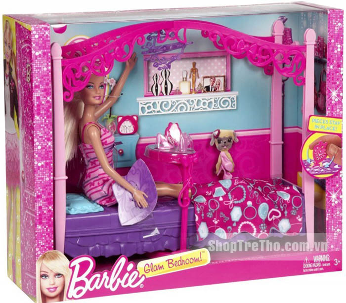 Phòng Ngủ Hiện Đại Barbie X7941