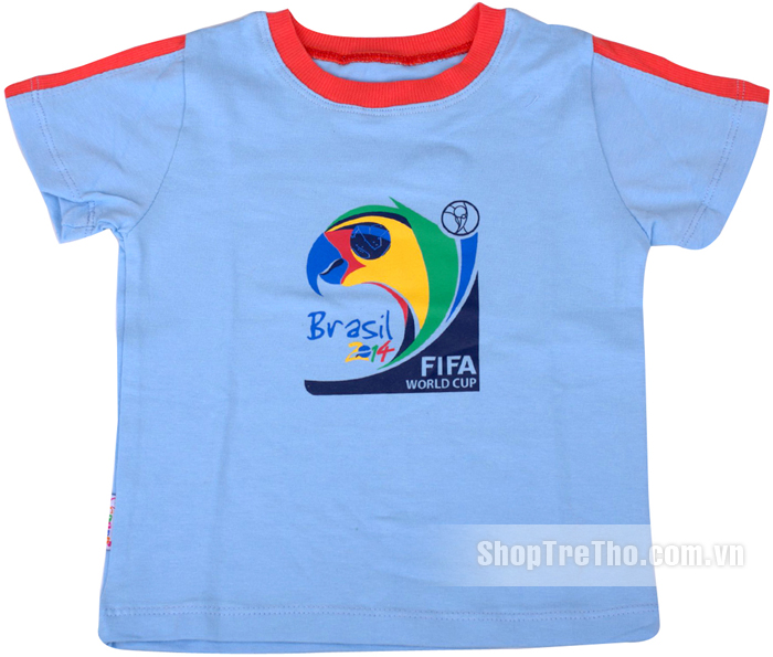 Bộ quần áo cộc cho bé trai bóng đá 14094