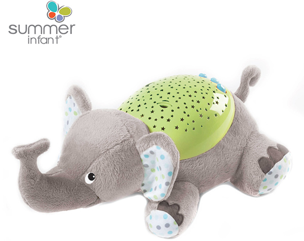 Đèn chiếu sao ru ngủ hình chú voi con Summer SM06430