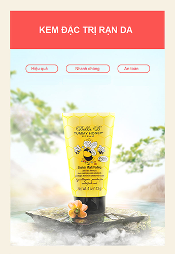 Kem đặc trị rạn da Bella B 113g