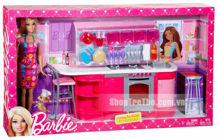 Gian bếp sang trong Barbie X3229