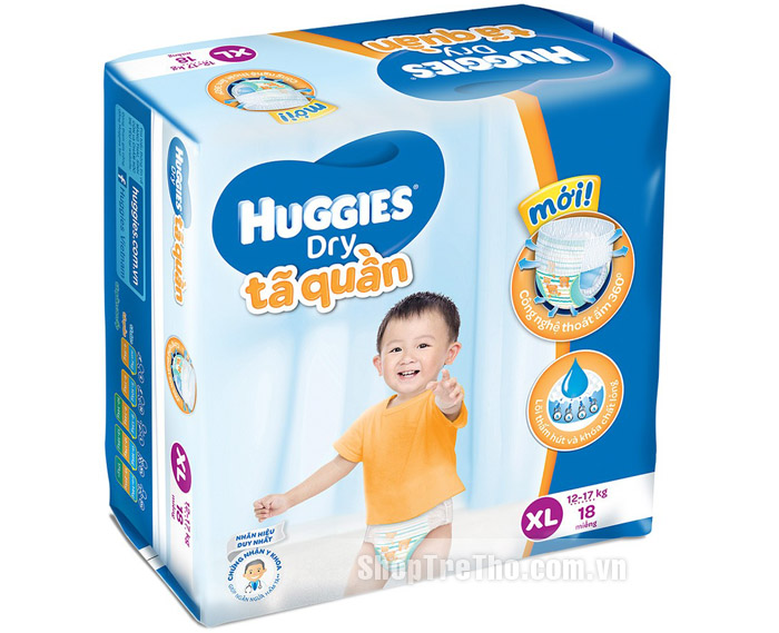 Tã - bỉm quần Huggies XL18