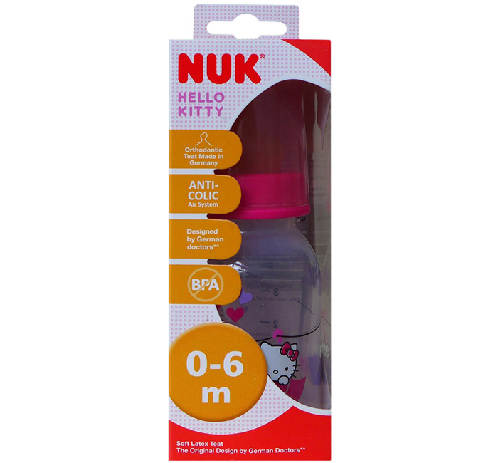 Bình sữa nhựa PP Nuk 743611 (110ml)