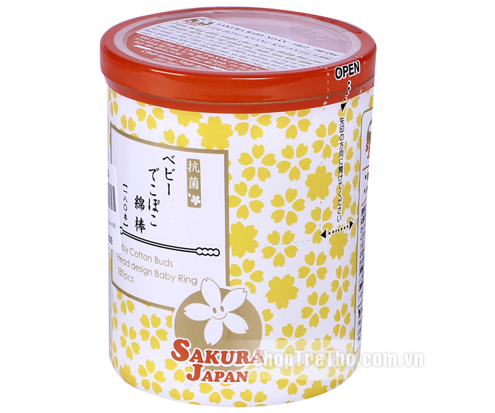 Bông tai Sakura Baby xoắn (180 que)