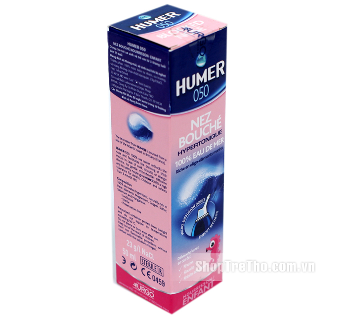 Xịt muối biển Humer 050
