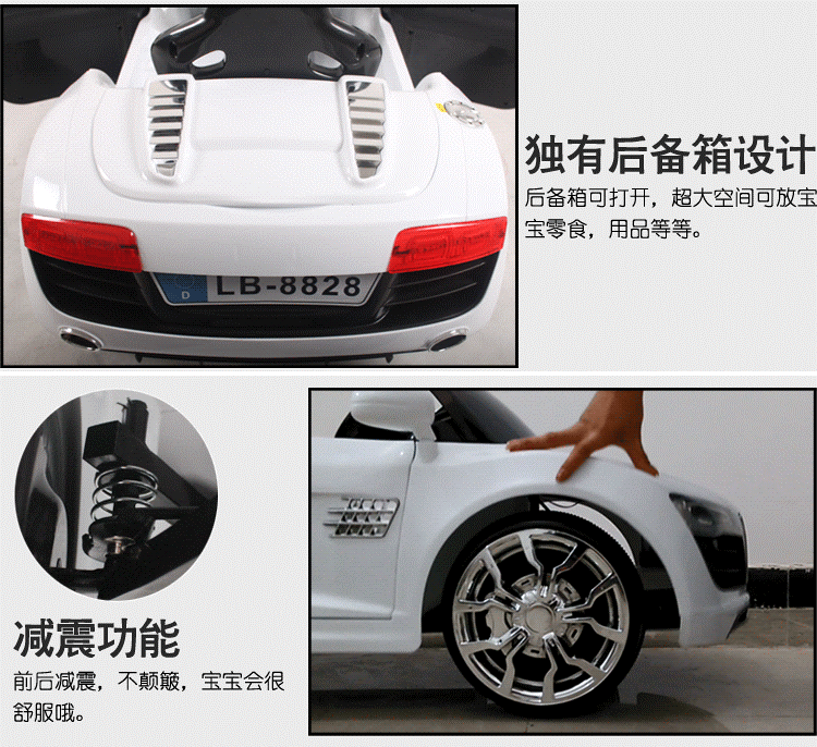 Xe ô tô điện trẻ em Audi R8 LB8828