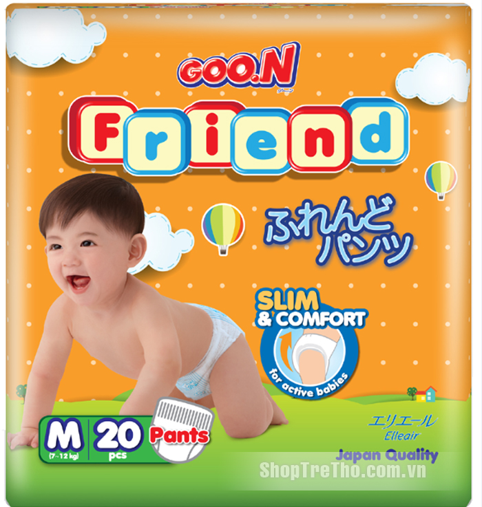 Bỉm quần Goon Friend M20 cho bé