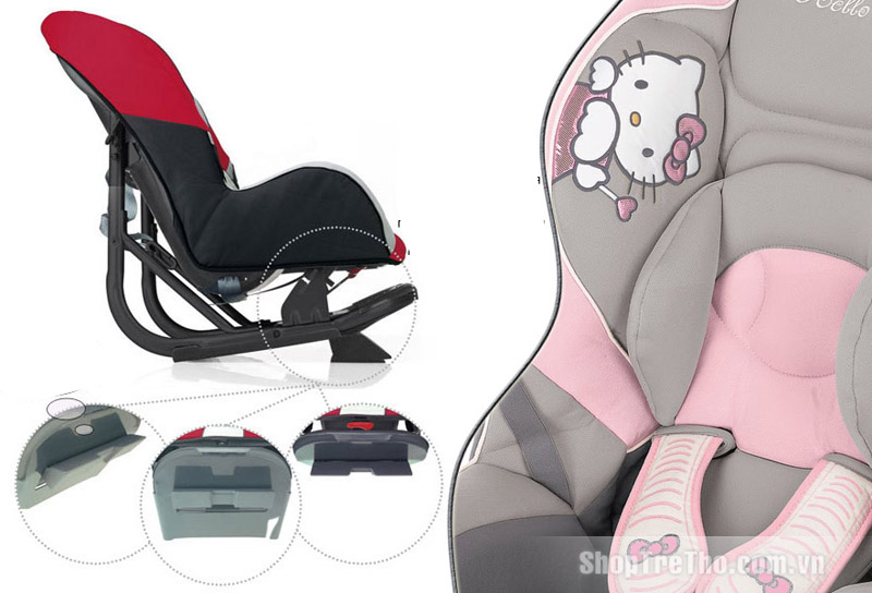 Ghế ngồi xe hơi GRANDPRIX SILVERLINE HELLO KITTY