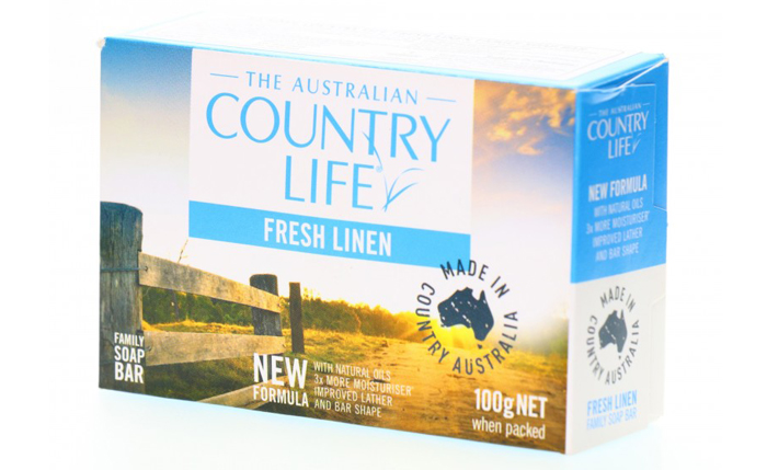 Xà bông Country Life Fresh Linen 100g (hộp)