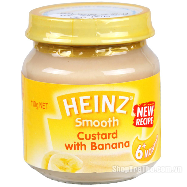 Dinh dưỡng đóng lọ Heinz Custard vị chuối 110g