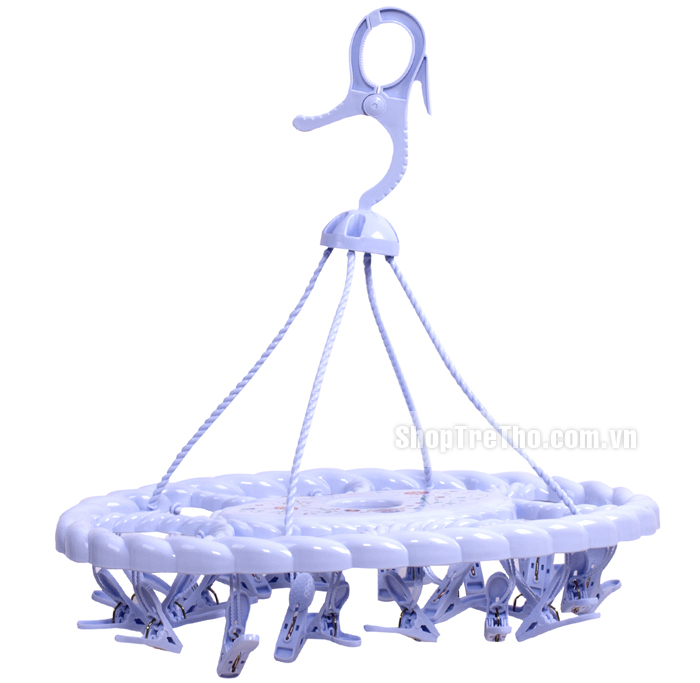 Mắc chùm phơi quần áo hình tròn 3704