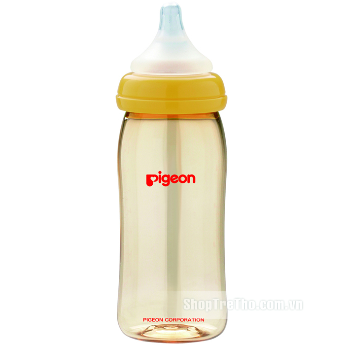 Bình sữa Pigeon PPSU Plus 240ml cổ rộng