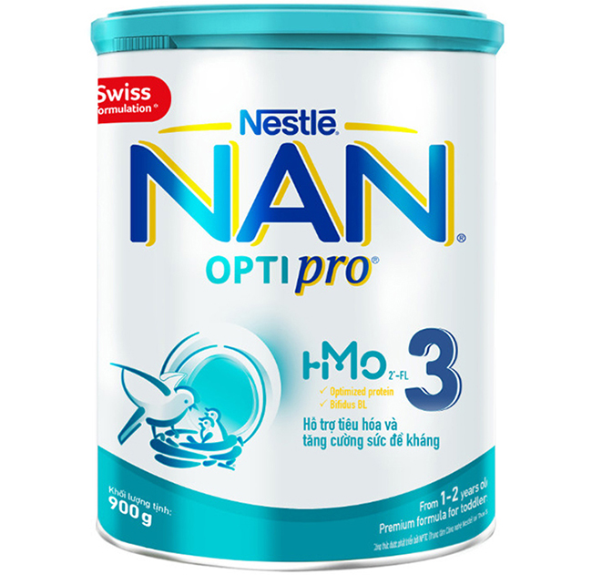 Sữa NAN HMO Optipro số 3 - 900g (12-24M)