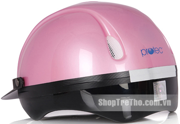 Mũ bảo hiểm Protec Saga màu hồng size S