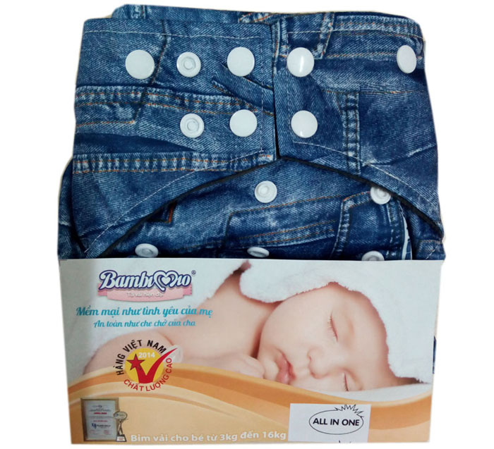 Tã vải Bambi Mio ngày đêm cho bé từ 3 - 16kg