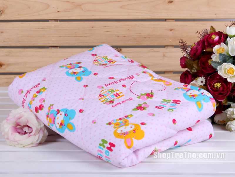 Chăn bế trẻ em Sông Hồng hình mèo Hello Kitty B13-005