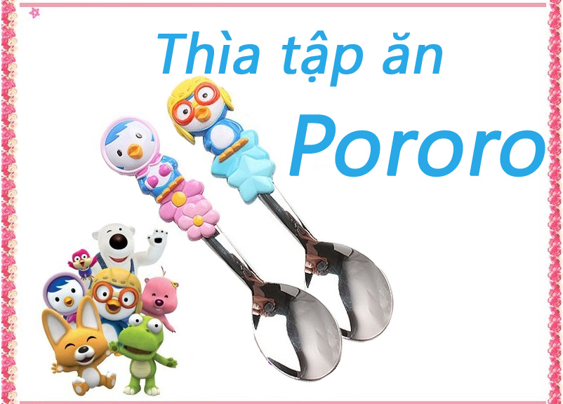 Bộ thìa đũa tập ăn  pororo
