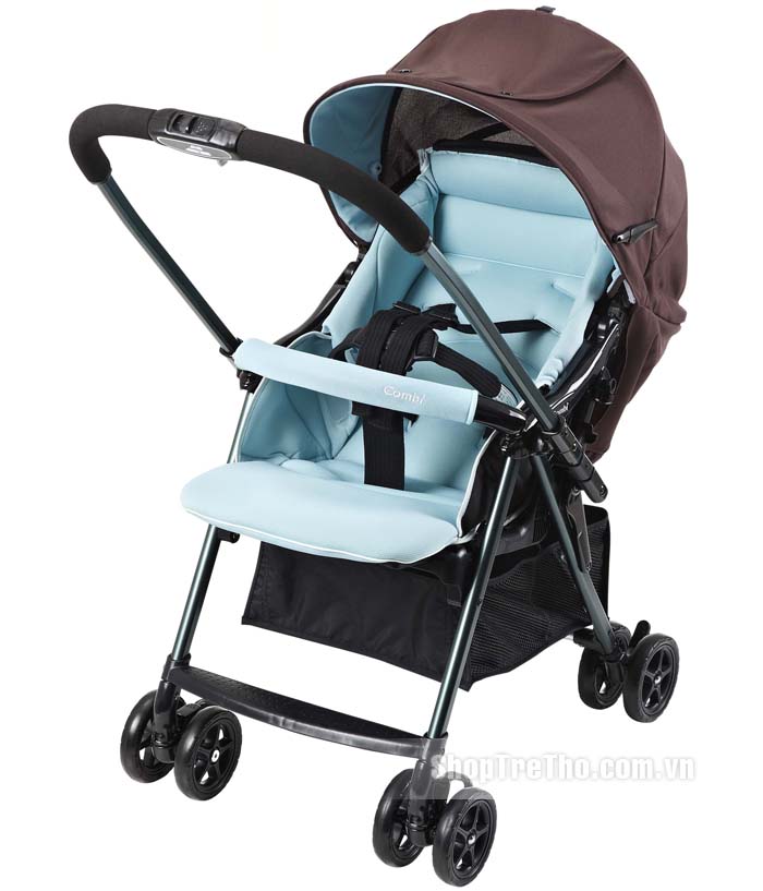 Xe đẩy Combi Well comfort Cozy xanh