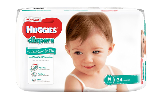 tã dán cao cấp Huggies Platinum M64