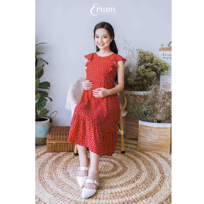 Đầm bầu nhún bèo bi đỏ Emum