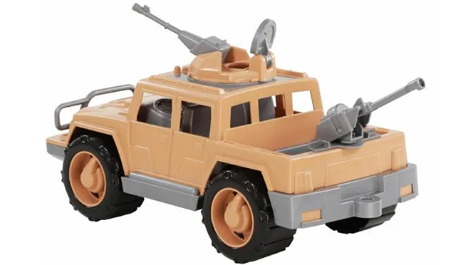 Xe Jeep tuần tra sa mạc kèm súng Polesie 63397