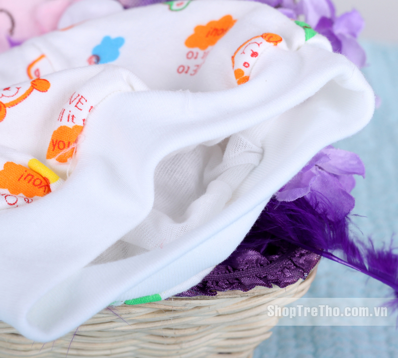 Mũ chụp sơ sinh nỉ nhiều màu