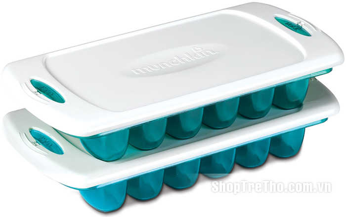 Khay trữ đông Munchkin 2pk CL FF Freezer Tray Turq