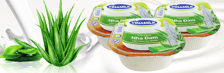 Sữa chua nha đam Vinamilk (1 vỉ/4 hộp)