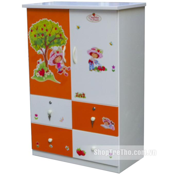 Tủ nhựa Đài Loan 2 cánh 4 ngăn