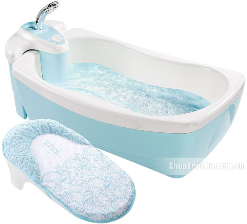 Chậu tắm Spa có vòi hoa sen Summer màu xanh