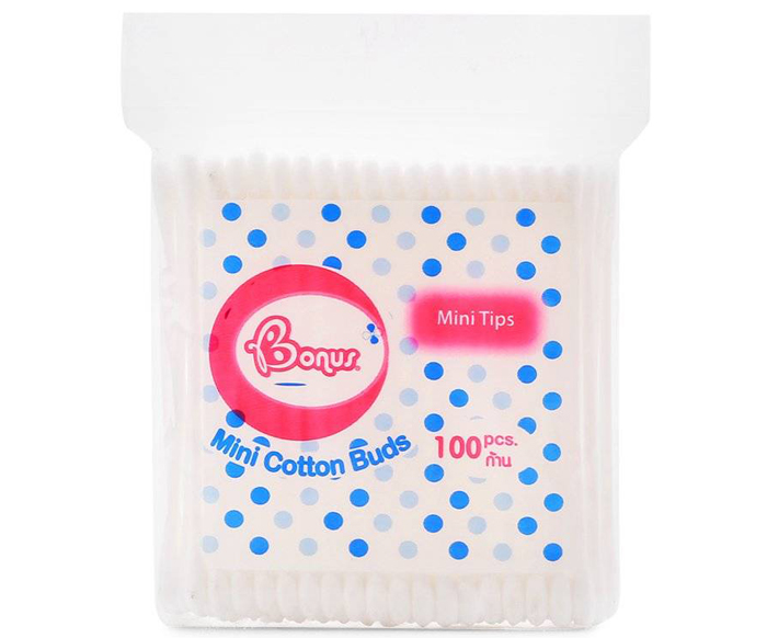 Bông tăm trẻ em Bonus (100 cây/gói)