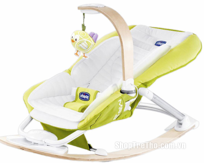 Ghế rung Chicco I feel 113896 màu xanh lá
