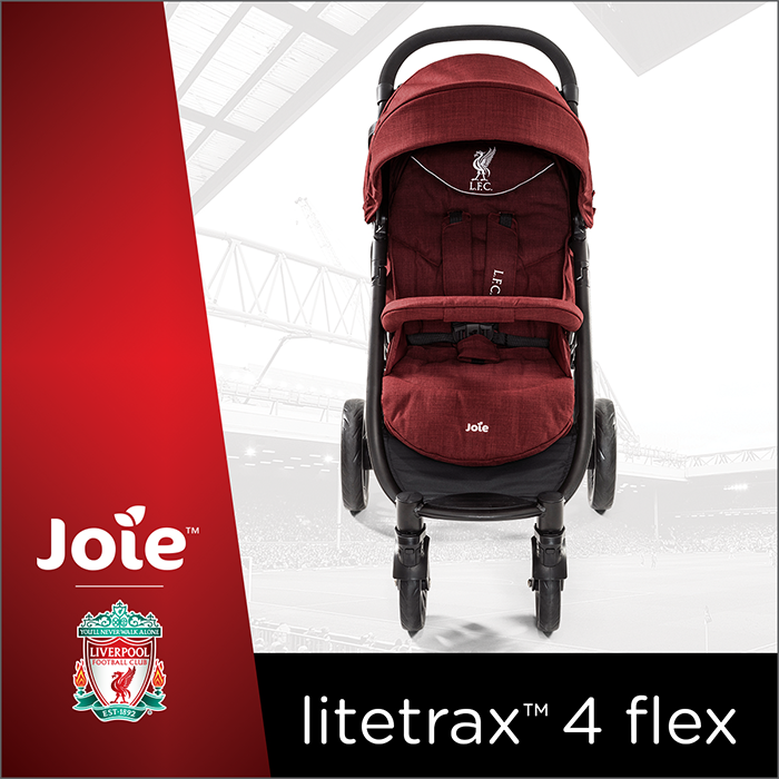 xe đẩy trẻ em Joie Litetrax 4 Flex LFC Red Liverbird