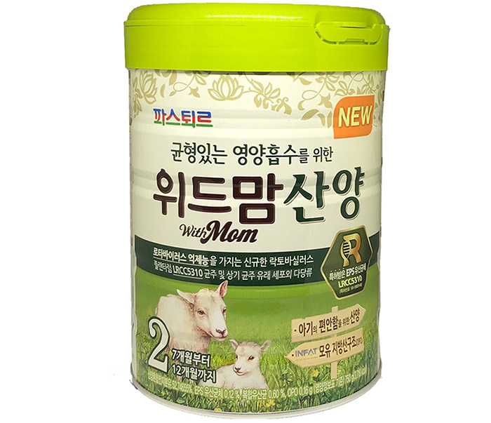 Sữa dê With Mom số 2 750g (7-12M)