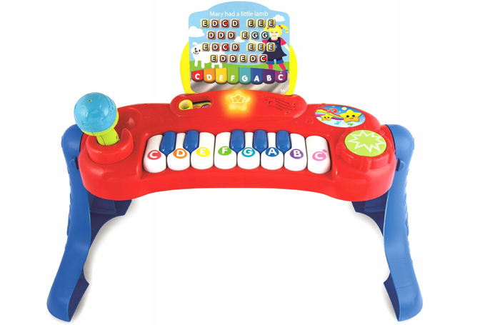 Đồ chơi đàn nhạc mini có đèn nhạc Winfun 2016