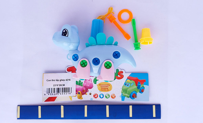 Đồ chơi khủng long gai lắp ghép 4216