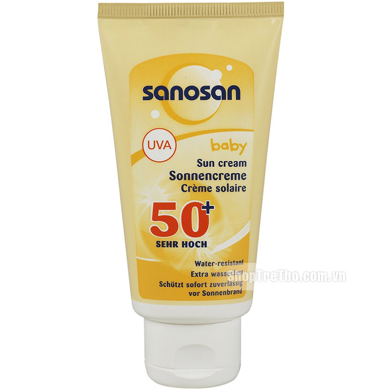 Kem chống nắng SPF 50 Sanosan Baby 