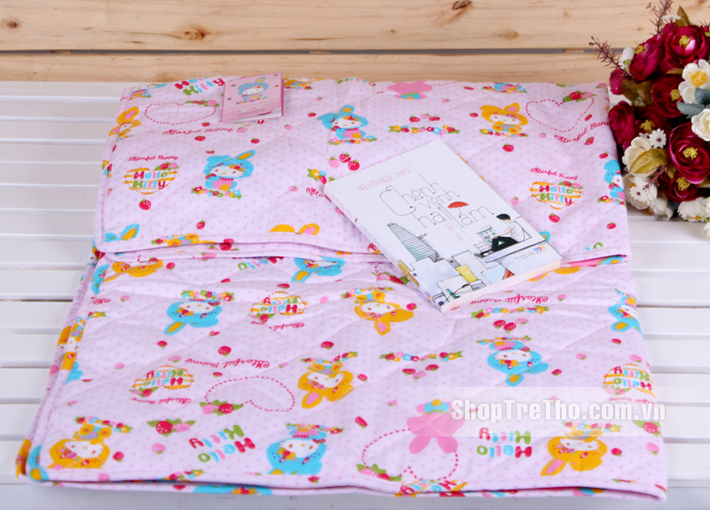 Chăn bế trẻ em Sông Hồng hình mèo Hello Kitty B13-005