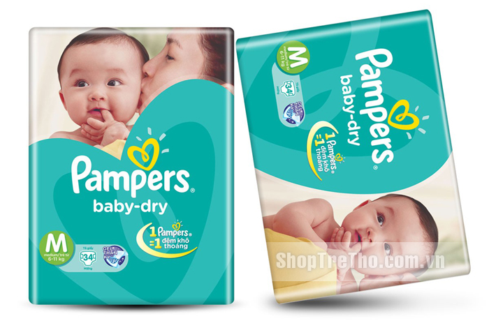 Bỉm Pamper M34 dành cho bé từ 6 đến 11kg
